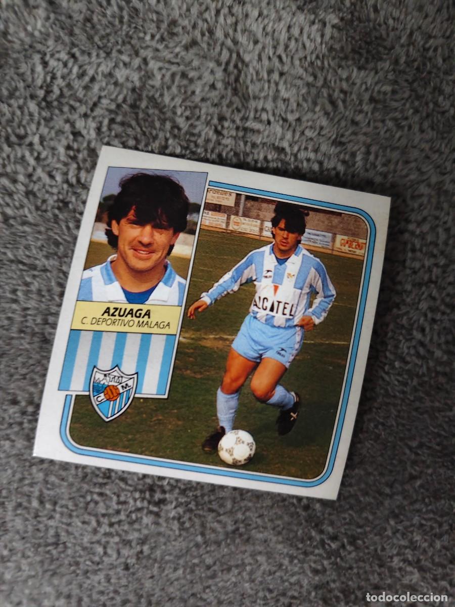 Cromos de f&uacute;tbol: EDICIONES ESTE 89 90 AZUAGA MALAGA C.F. 1989 1990 DESPEGADO RECUPERADO ALBUM AAQ