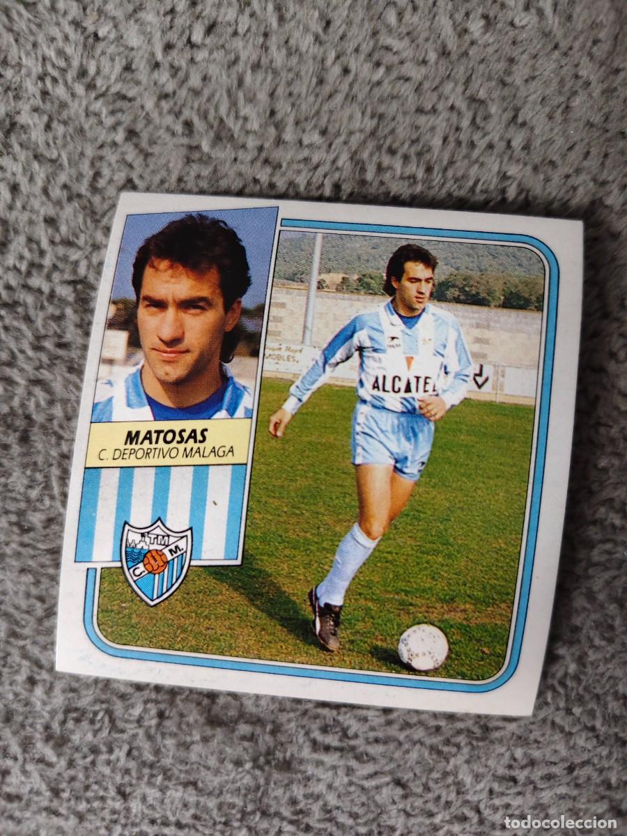 Cromos de f&uacute;tbol: EDICIONES ESTE 89 90 MATOSAS MALAGA C.F. 1989 1990 DESPEGADO RECUPERADO ALBUM AAQ