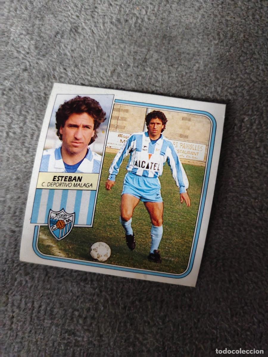 Cromos de f&uacute;tbol: EDICIONES ESTE 89 90 ESTEBAN MALAGA C.F. 1989 1990 DESPEGADO RECUPERADO ALBUM AAQ