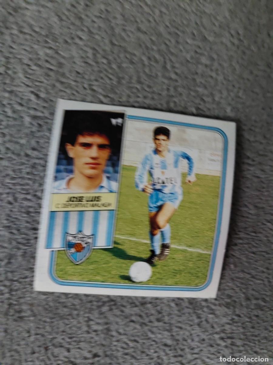 Cromos de f&uacute;tbol: EDICIONES ESTE 89 90 JOSE LUIS MALAGA C.F. 1989 1990 DESPEGADO RECUPERADO ALBUM AAQ