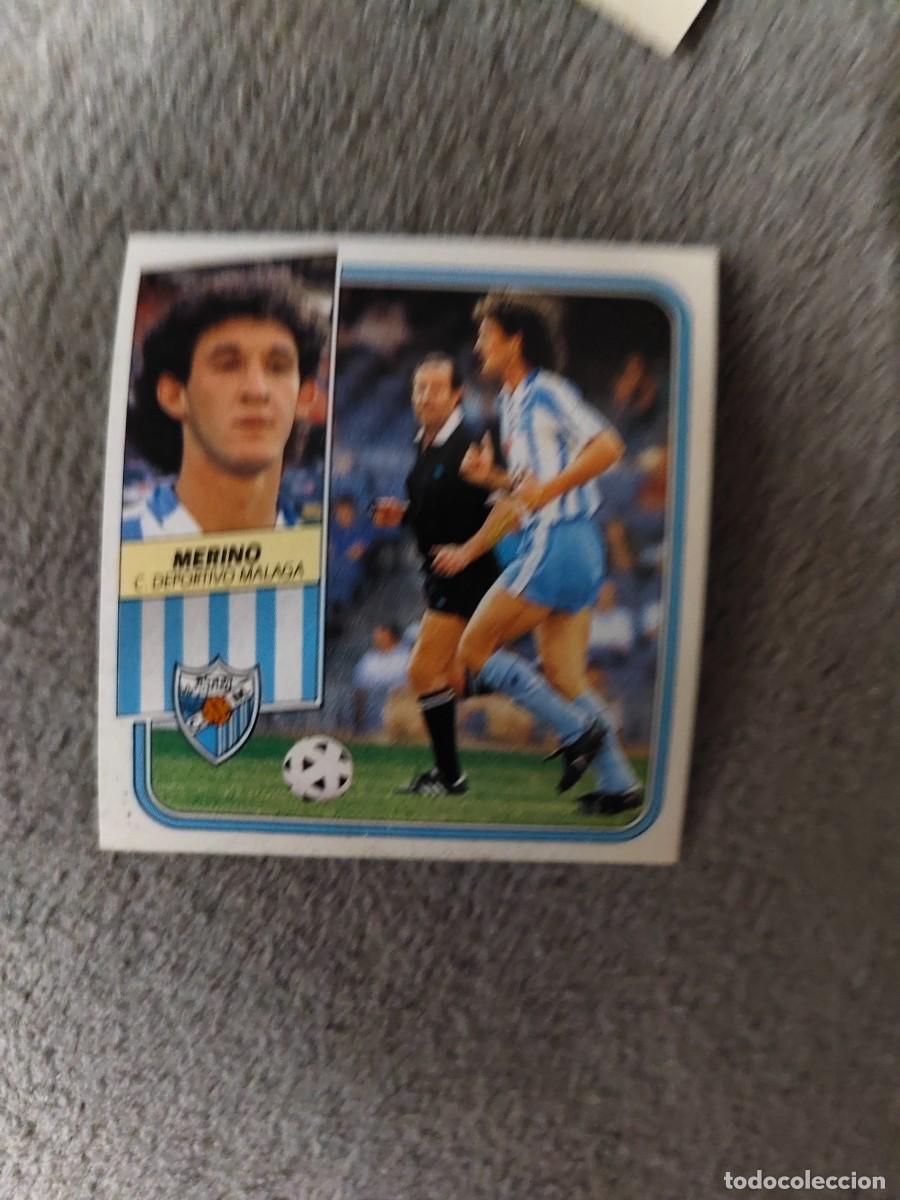 Cromos de f&uacute;tbol: EDICIONES ESTE 89 90 MERINO MALAGA C.F. 1989 1990 DESPEGADO RECUPERADO ALBUM AAQ
