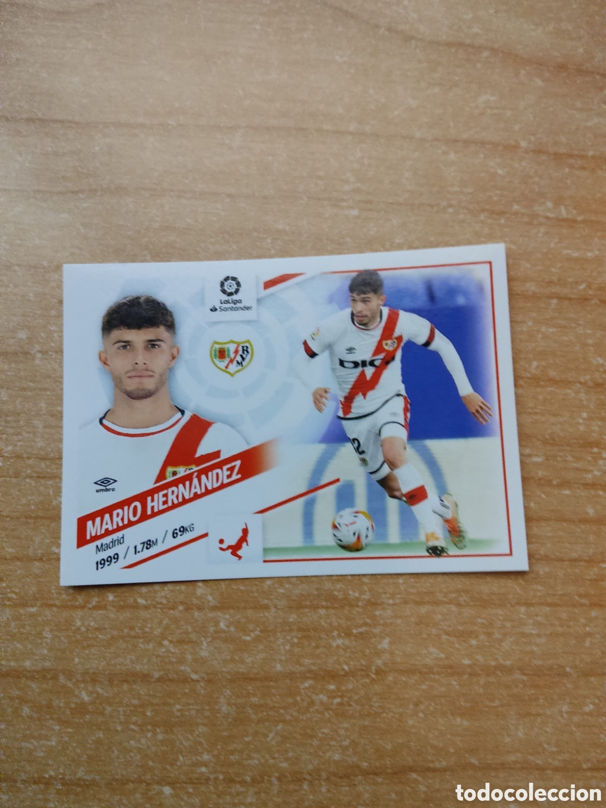 Cromos de Futebol: 5 B MARIO HERN&Aacute;NDEZ RAYO VALLECANO LIGA ESTE 2022 2023
