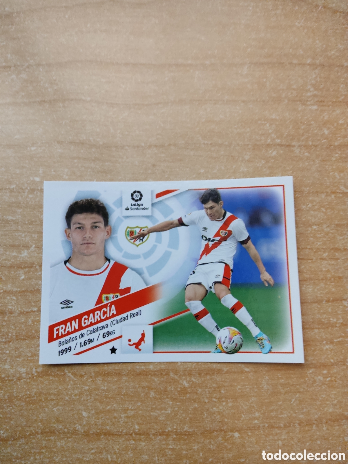 Figurine di Calcio: 8 FRAN GARCIA RAYO VALLECANO LIGA ESTE 2022 2023