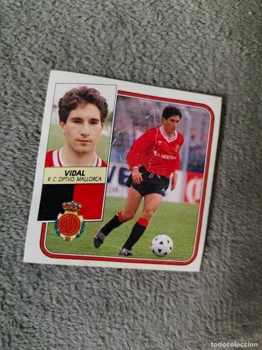 Cartes &agrave; collectionner de Football: EDICIONES ESTE 89 90 VIDAL R.C.D. MALLORCA 1989 1990 DESPEGADO RECUPERADO ALBUM AAQ