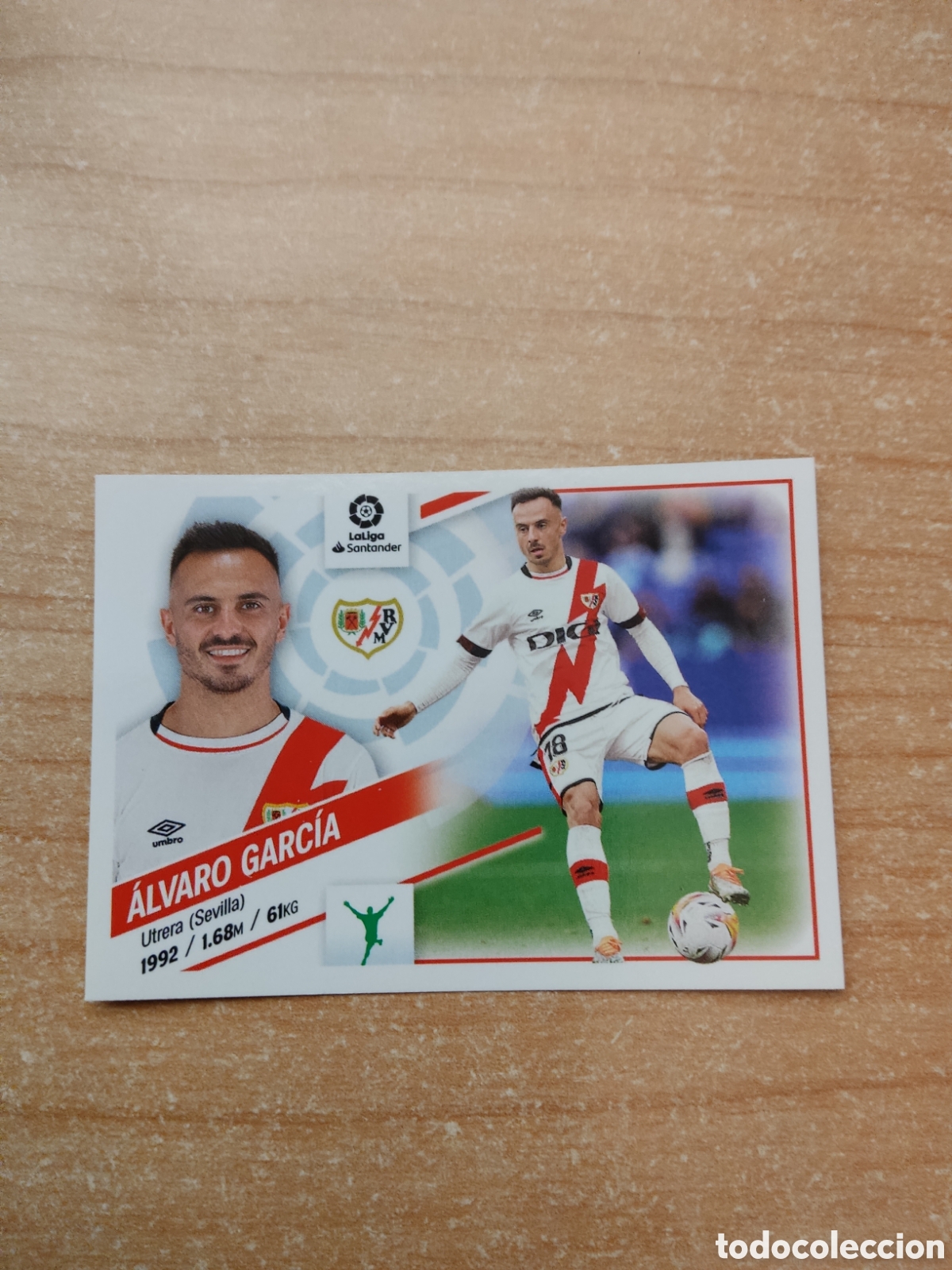 Cromos de Futebol: 19 ALVARO GARCIA RAYO VALLECANO LIGA ESTE 2022 2023