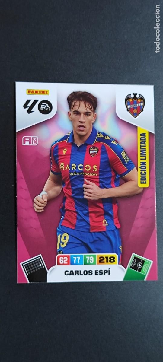 Cromos de Futebol: ADRENALYN XL LA LIGA 25/26 CARD EDICION LIMITADA CARLOS ESPI LEVANTE # PANINI