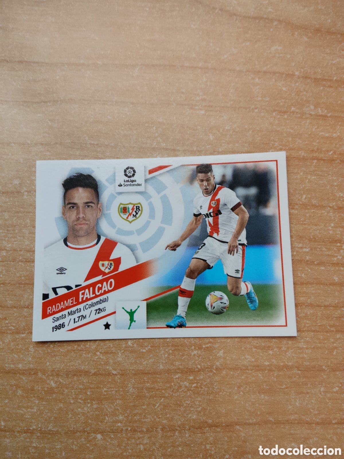 Cromos de Futebol: 20 RADAMEL FALCAO RAYO VALLECANO LIGA ESTE 2022 2023