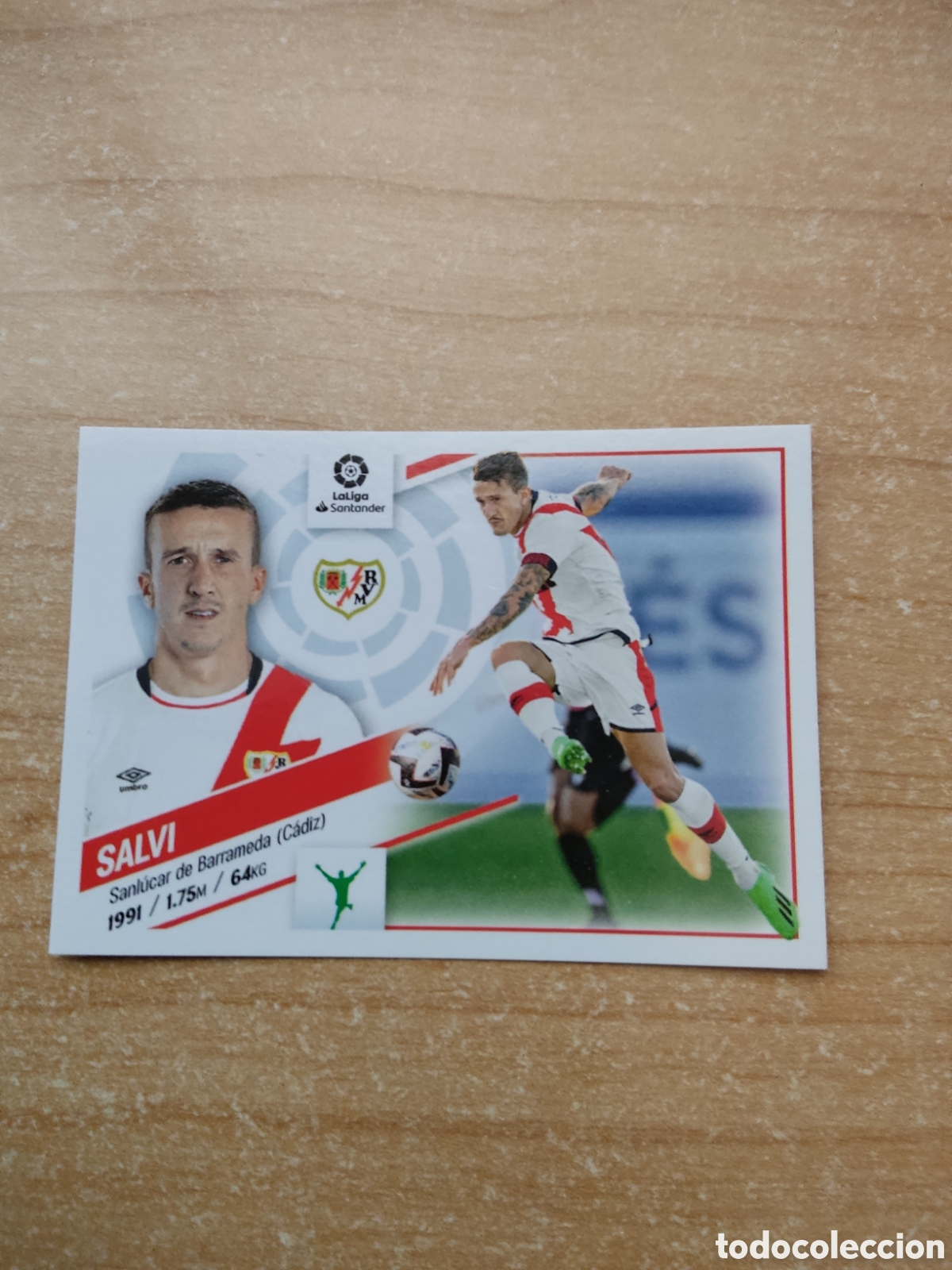 Cromos de f&uacute;tbol: 11 SALVI ULTIMO FICHAJE RAYO VALLECANO LIGA ESTE 2022 2023