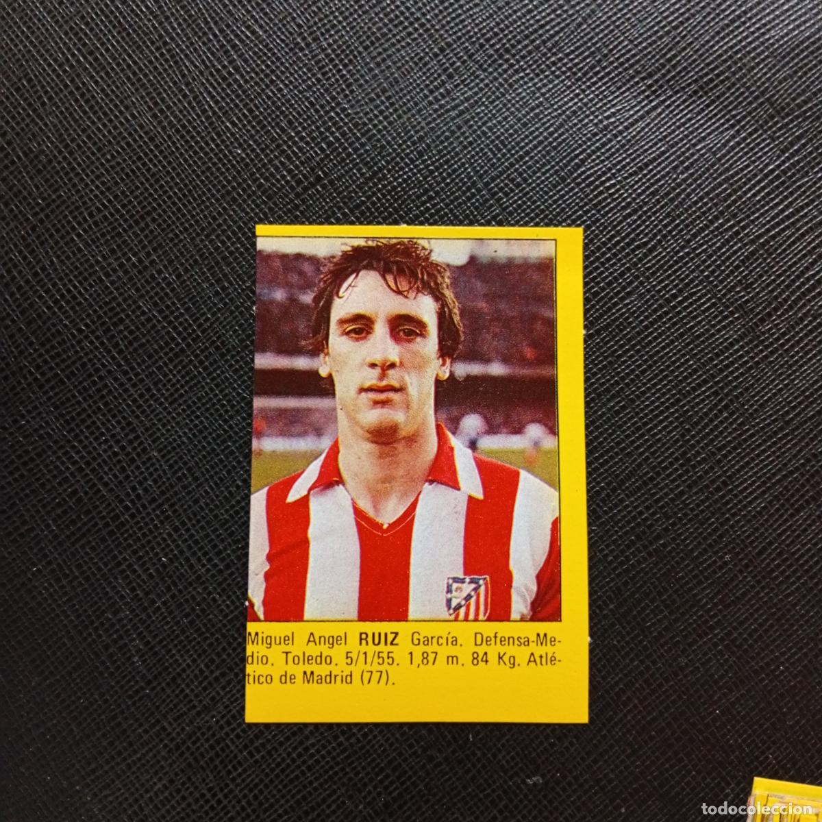 Figurine di Calcio: RUIZ AT MADRID CROMO SUPER ROLLAN 1984 CROMO FUTBOL LIGA 84 - DESPEGADO - A149 PG8