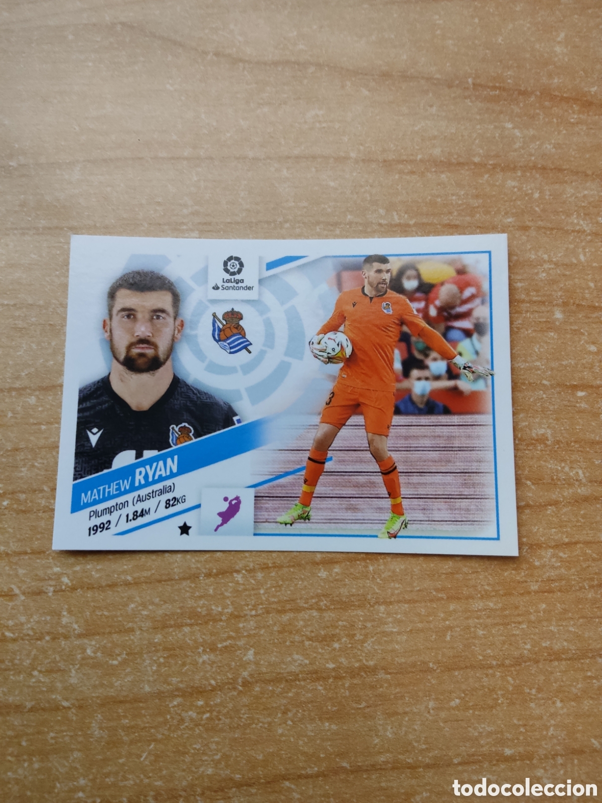 Cromos de f&uacute;tbol: 4 MATHEW RYAN REAL SOCIEDAD LIGA ESTE 2022 2023