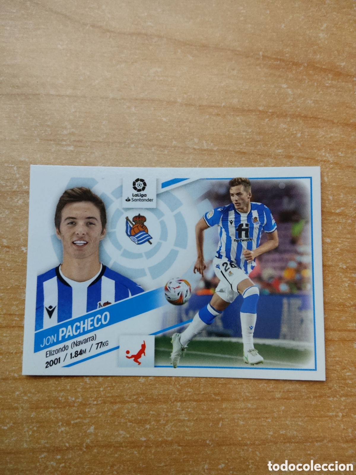 Cromos de f&uacute;tbol: 6 JON PACHECO REAL SOCIEDAD LIGA ESTE 2022 2023