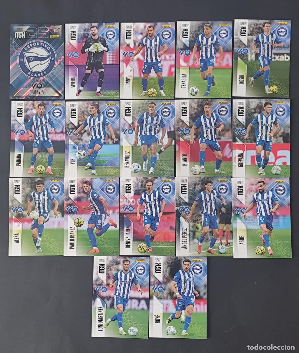 Cromos de f&uacute;tbol: LOTE ALAV&Eacute;S COMPLETO 1&ordf; EDICI&Oacute;N MEGACRACKS 2026/2027 26/27 (17 CARDS)