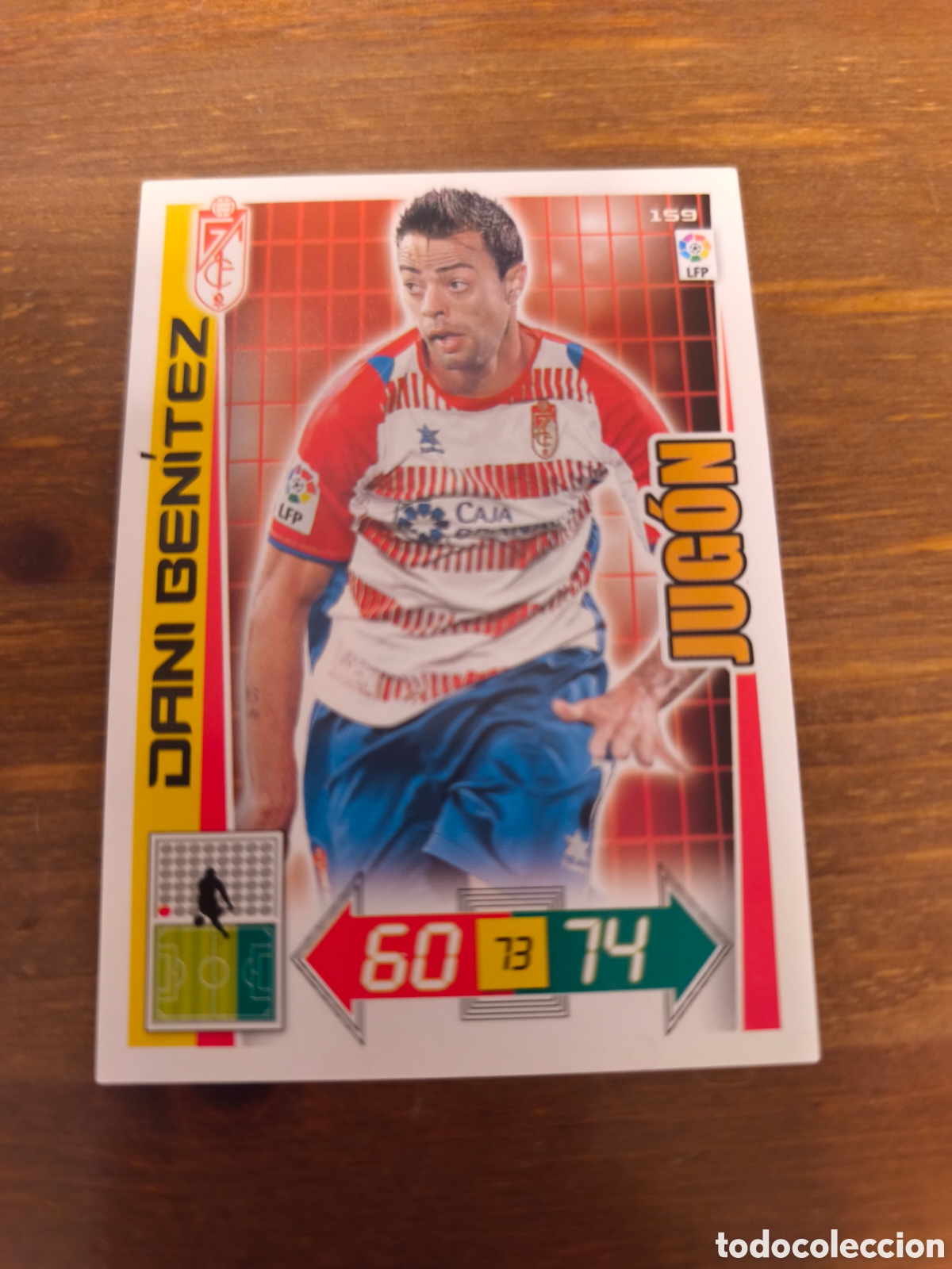 Football Stickers: Dani Ben&iacute;tez granada adrenalyn 12/13
