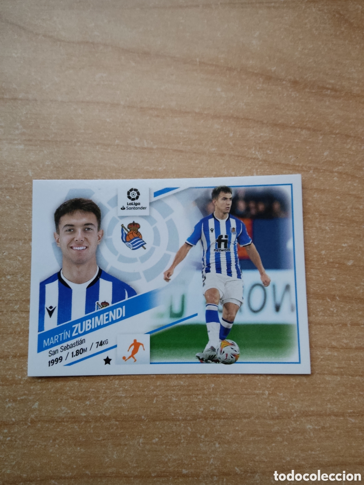 Football Stickers: 11 MARTIN ZUBIMENDI REAL SOCIEDAD LIGA ESTE 2022 2023