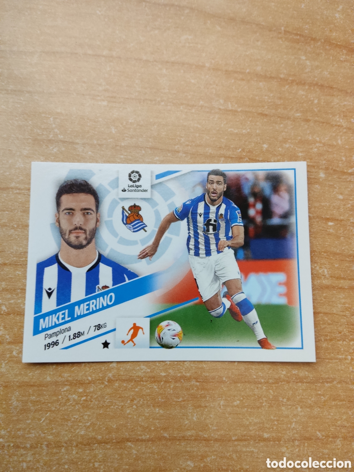 Football Stickers: 14 MIKEL MERINO REAL SOCIEDAD LIGA ESTE 2022 2023