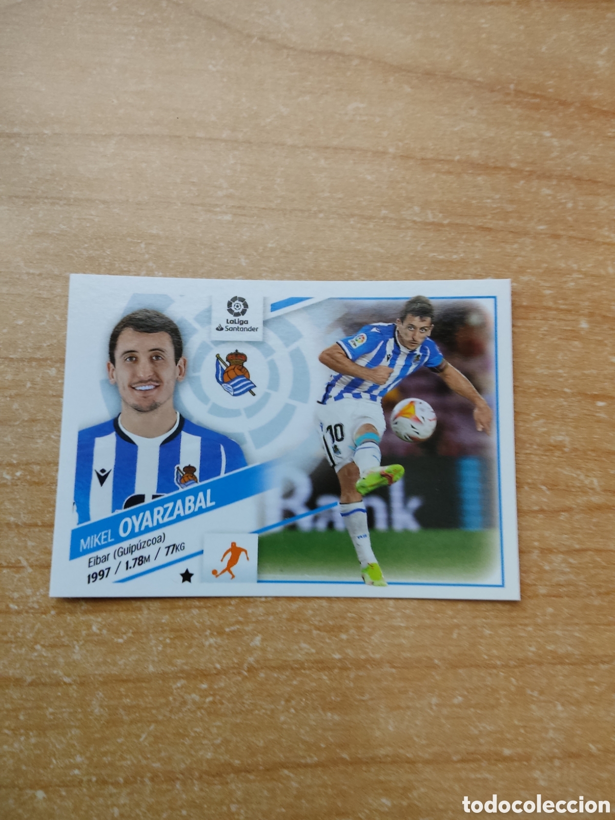 Football Stickers: 16 MIKEL OYARZABAL REAL SOCIEDAD LIGA ESTE 2022 2023