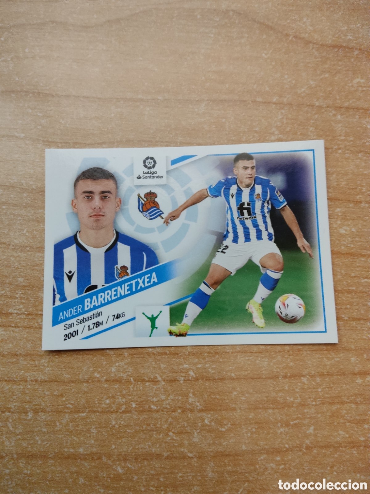 Football Stickers: 18 BARRENETXEA REAL SOCIEDAD LIGA ESTE 2022 2023
