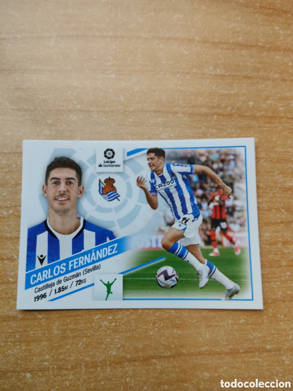 Fu&szlig;ball-Sticker: 20 CARLOS FERNANDEZ REAL SOCIEDAD LIGA ESTE 2022 2023