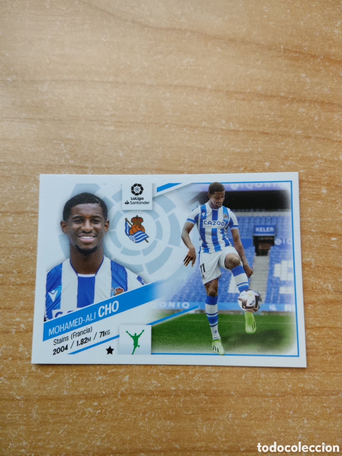 Fu&szlig;ball-Sticker: 3 MOHAMED ALI CHO REAL SOCIEDAD LIGA ESTE 2022 2023
