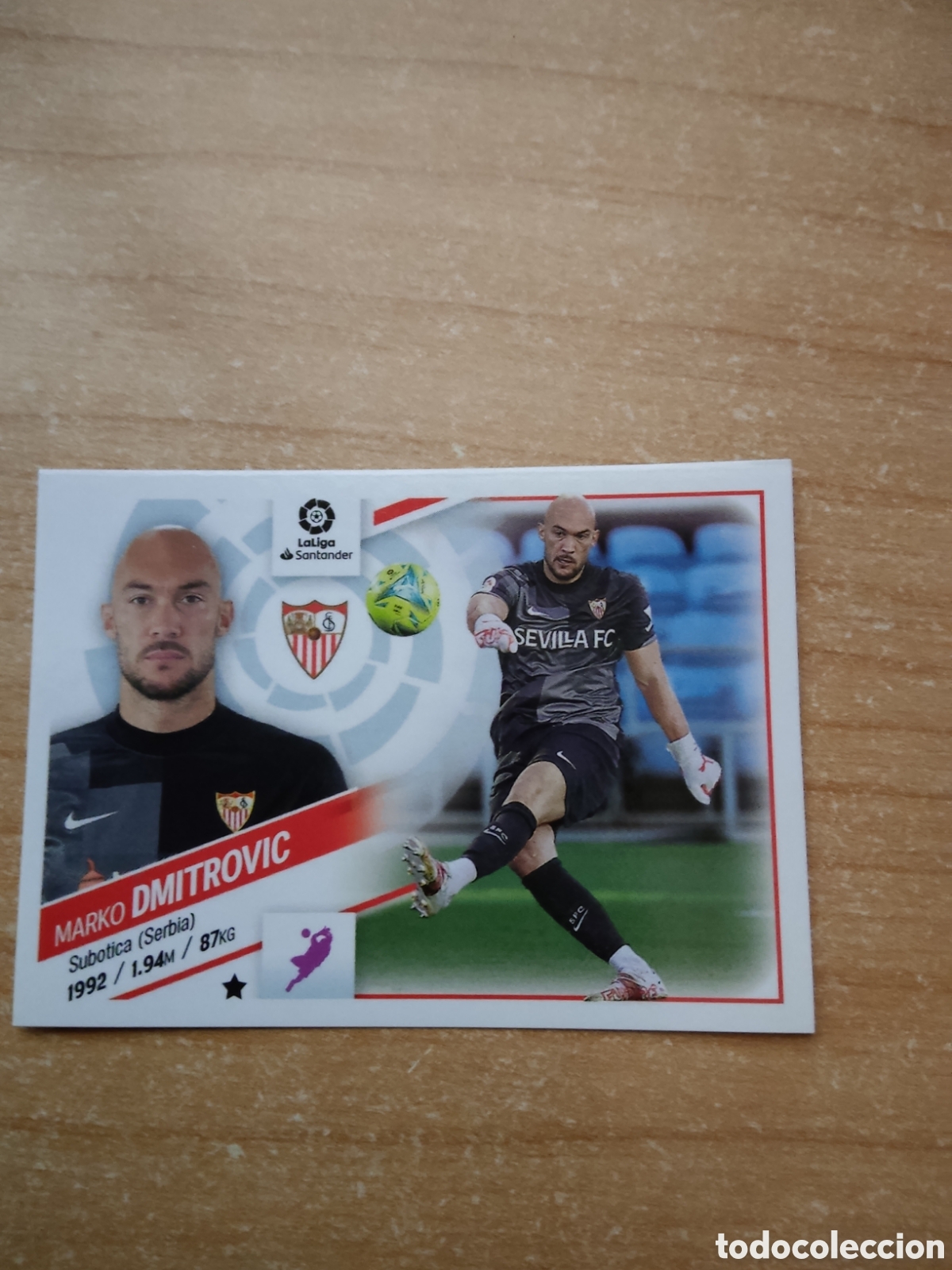 Cromos de f&uacute;tbol: 4 MARKO DMITROVIC SEVILLA LIGA ESTE 2022 2023