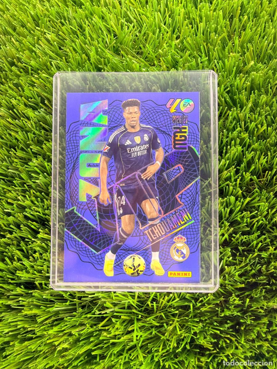 Cromos de f&uacute;tbol: N&ordm; 405 Tchouam&eacute;ni Zona Vip Real Madrid CF Megacracks 26 27