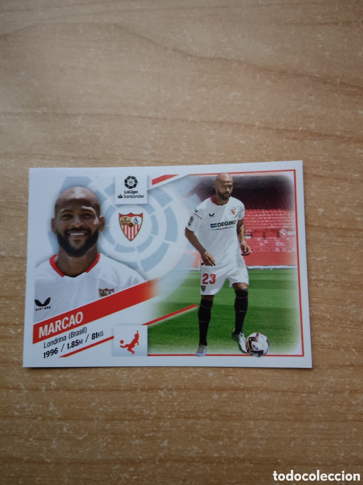 Cromos de f&uacute;tbol: 7 BIS MARCAO SEVILLA LIGA ESTE 2022 2023