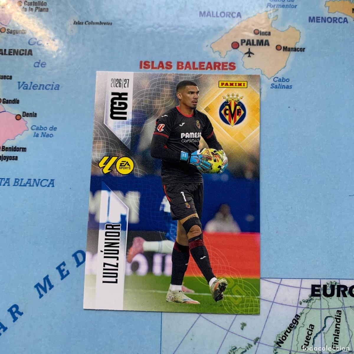 Cromos de f&uacute;tbol: Luiz Junior n&uacute;mero 362 del Villarreal megacracks 26-27 2026-2027