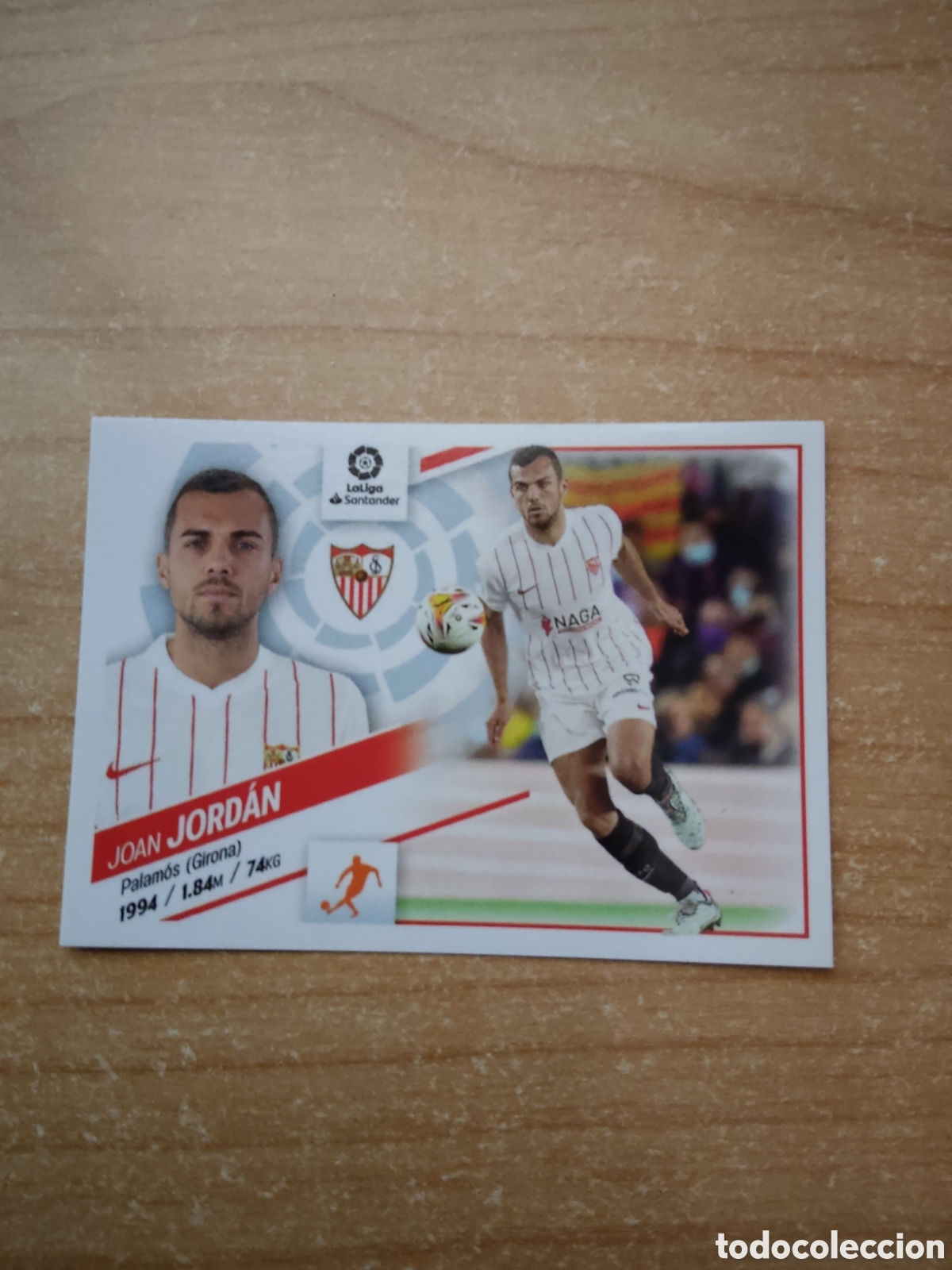 Cromos de f&uacute;tbol: 11 JOAN JORDAN SEVILLA LIGA ESTE 2022 2023