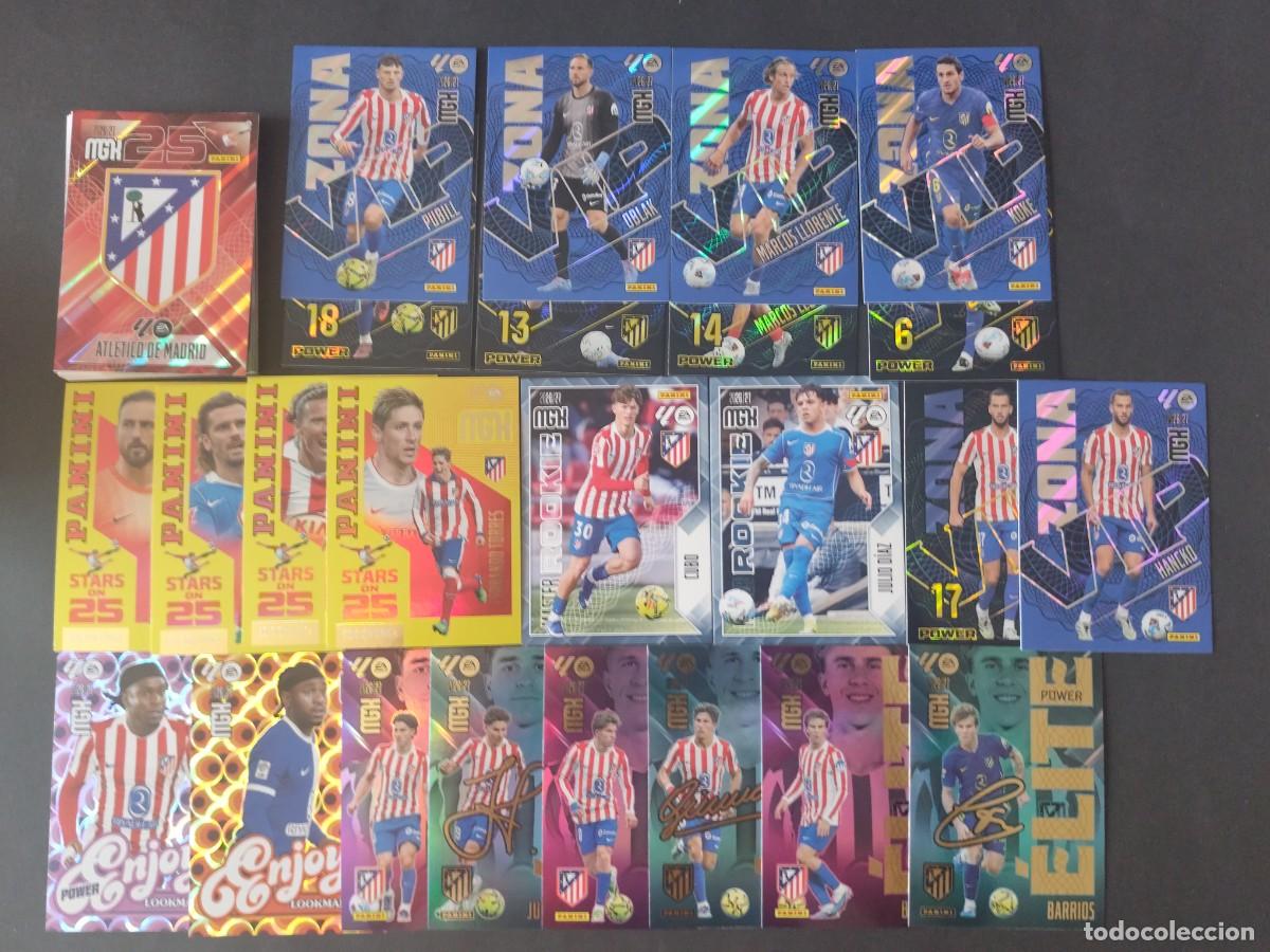 Cromos de f&uacute;tbol: LOTE ATL&Eacute;TICO MADRID COMPLETO 1&ordf; EDICI&Oacute;N MEGACRACKS 2026/2027 26/27 CON PARALELAS