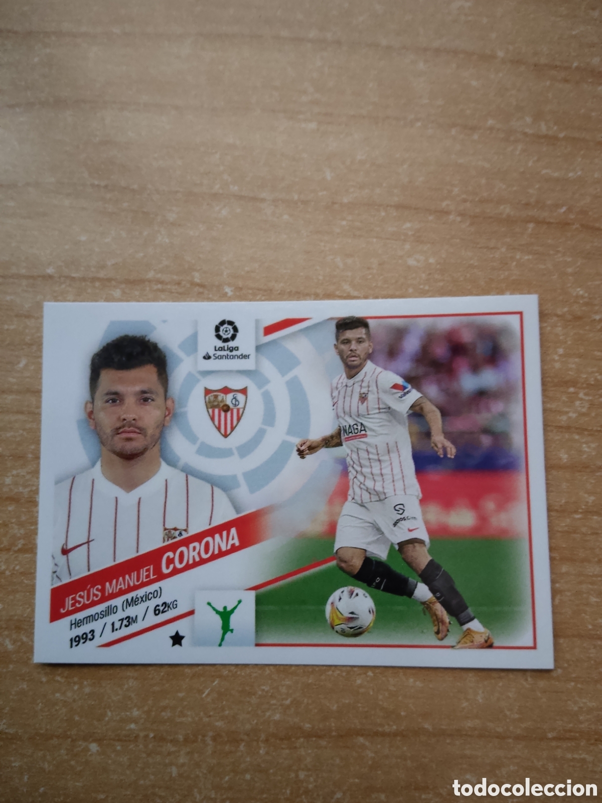 Figurine di Calcio: 16 JESUS MANUEL CORONA SEVILLA LIGA ESTE 2022 2023