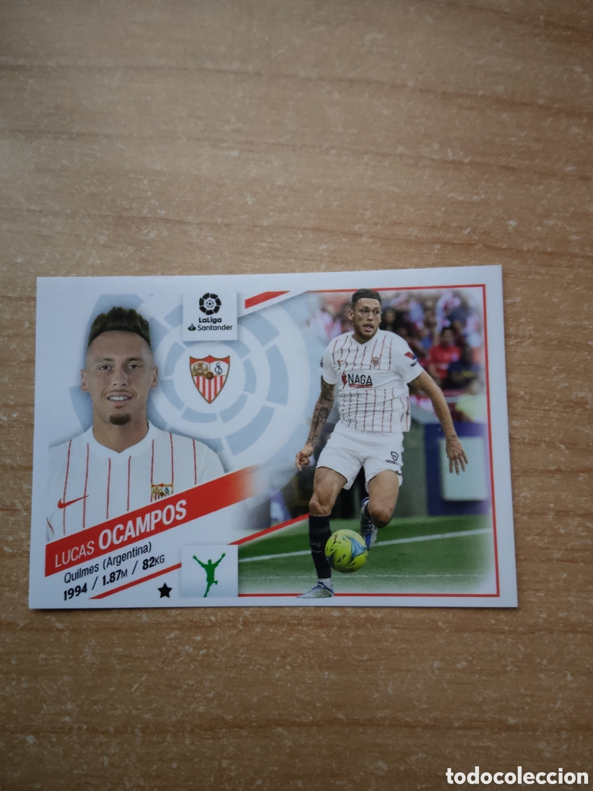 Figurine di Calcio: 17 LUCAS OCAMPOS SEVILLA LIGA ESTE 2022 2023