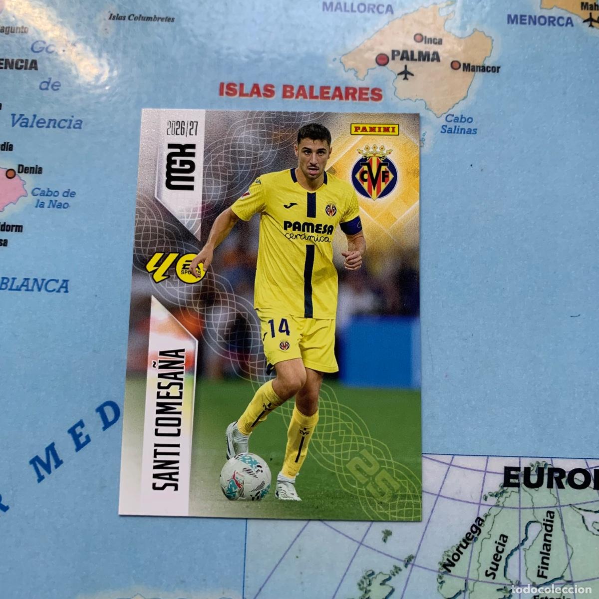 Cromos de f&uacute;tbol: Santi Comesa&ntilde;a n&uacute;mero 370 del Villarreal megacracks 26-27 2026-2027