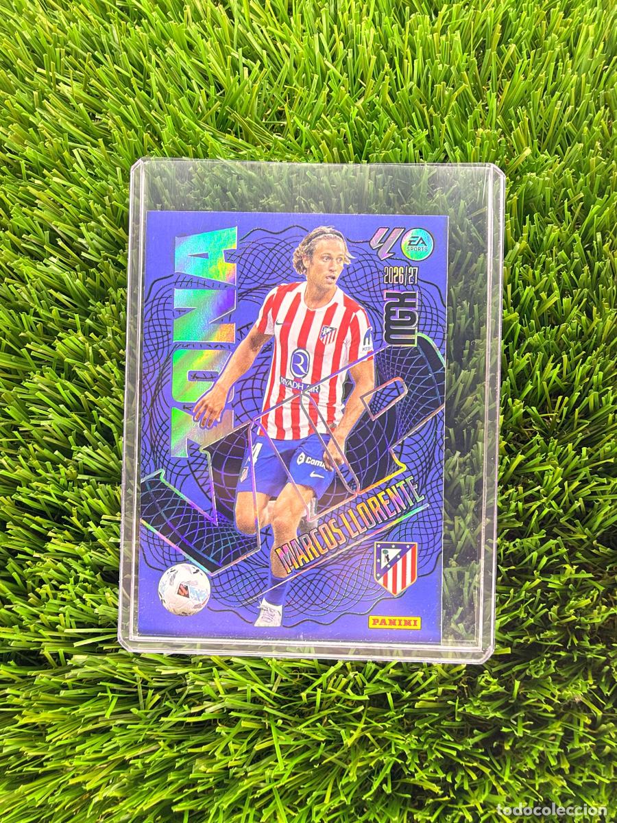 Cromos de f&uacute;tbol: N&ordm; 401 Marcos Llorente Zona Vip Atl&eacute;tico de Madrid Megacracks 26 27