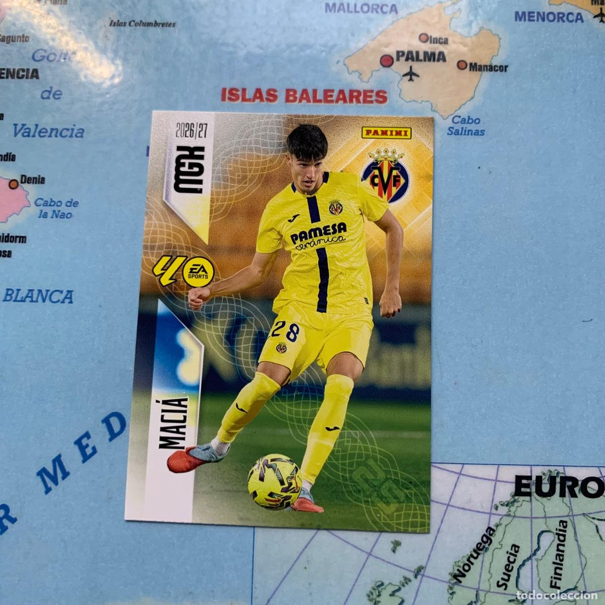 Cromos de f&uacute;tbol: Macia n&uacute;mero 371 del Villarreal megacracks 26-27 2026-2027