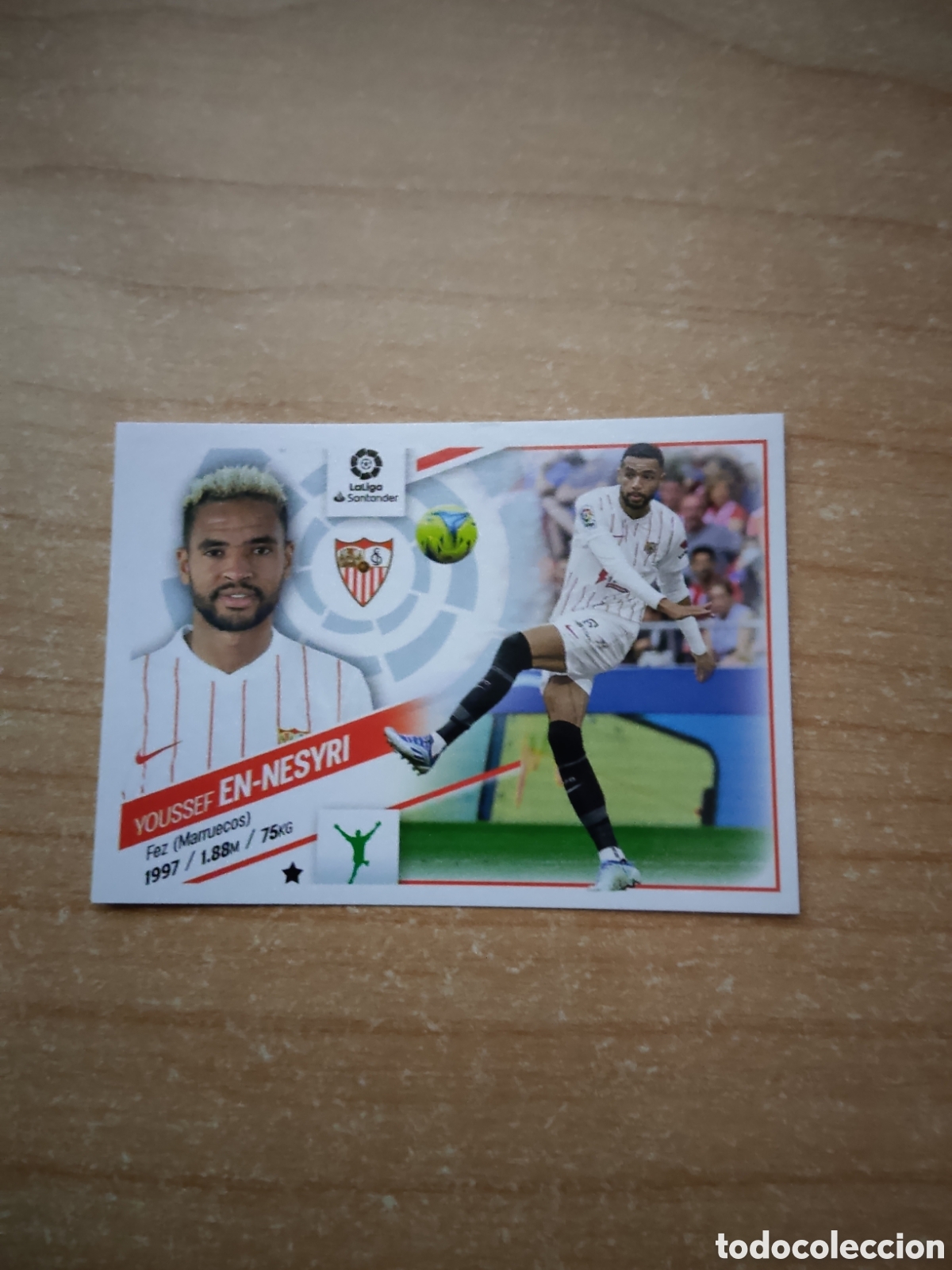 Cromos de f&uacute;tbol: 19 YOUSSEF EN NESYRI SEVILLA LIGA ESTE 2022 2023