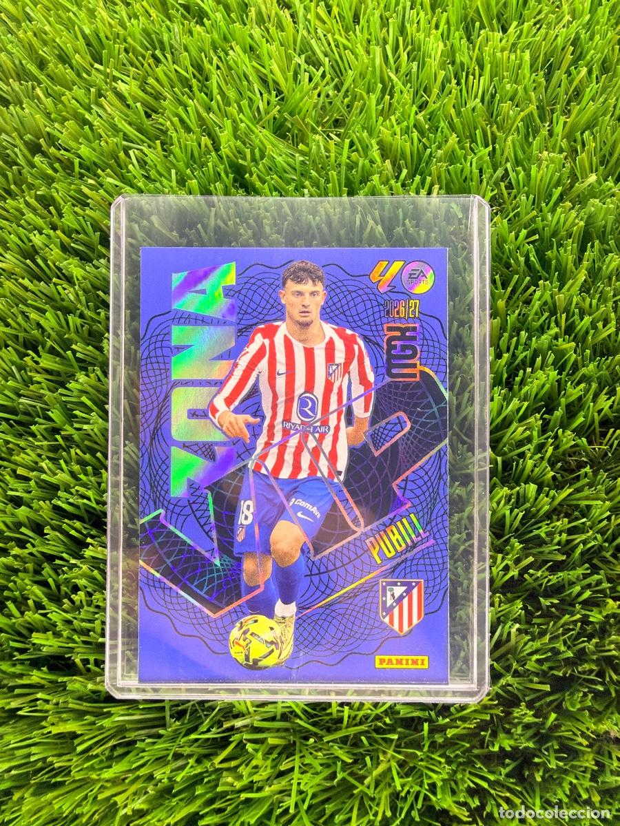 Cromos de f&uacute;tbol: N&ordm; 404 Pubill Zona Vip Atl&eacute;tico de Madrid Megacracks 26 27