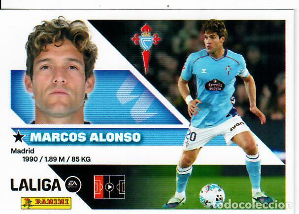 Cromos de f&uacute;tbol: CROMO PANINI LIGA 26 27 - N&ordm; 9 A - MARCOS ALONSO - CELTA