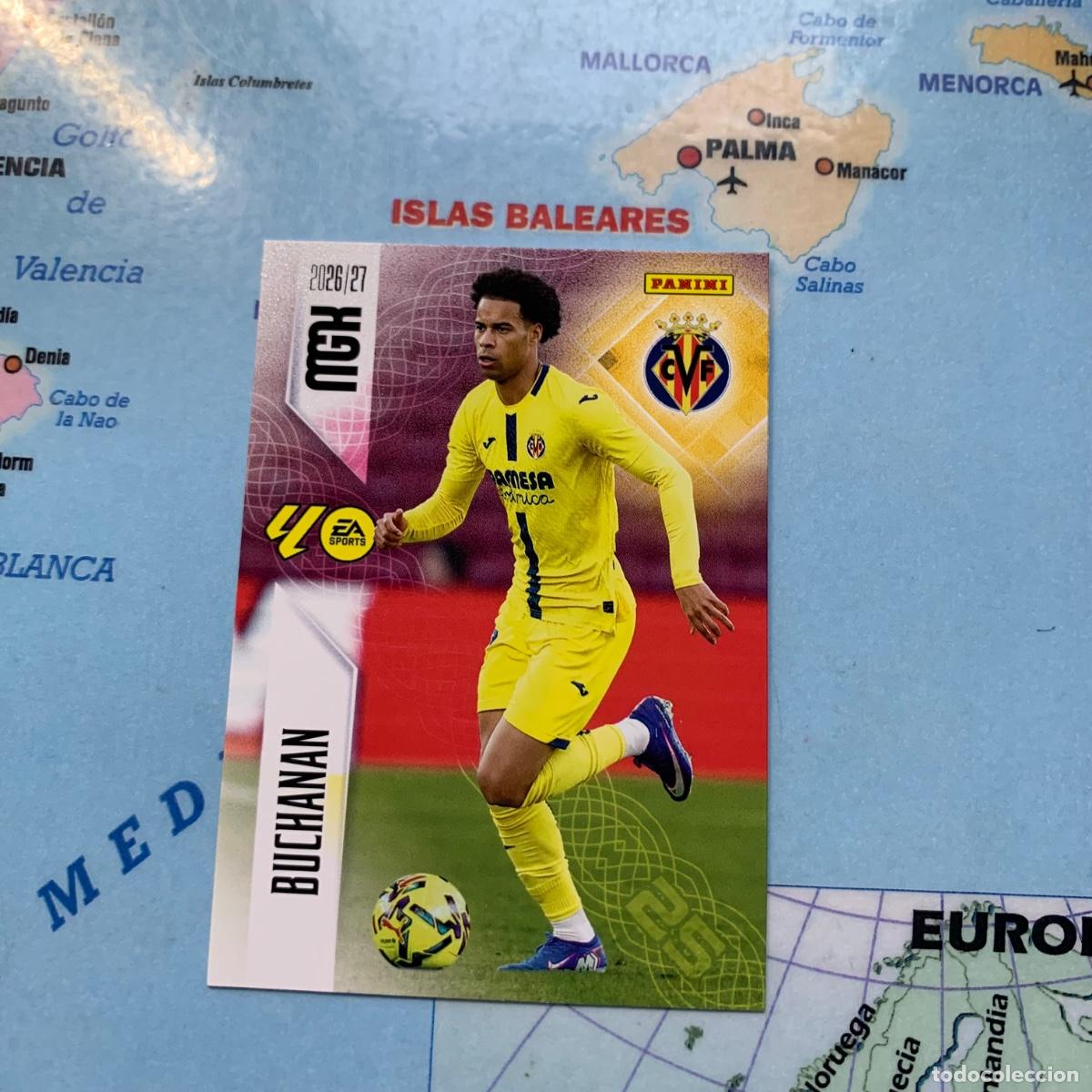 Cromos de f&uacute;tbol: Buchanan n&uacute;mero 374 del Villarreal megacracks 26-27 2026-2027