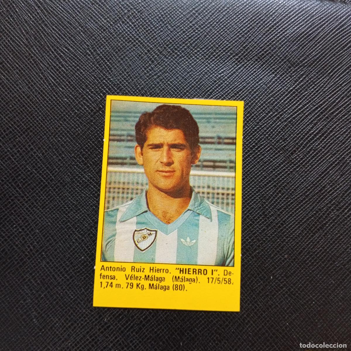 Cromos de f&uacute;tbol: HIERRO I MALAGA CROMO SUPER ROLLAN 1984 CROMO FUTBOL LIGA 84 - DESPEGADO - A149 PG10