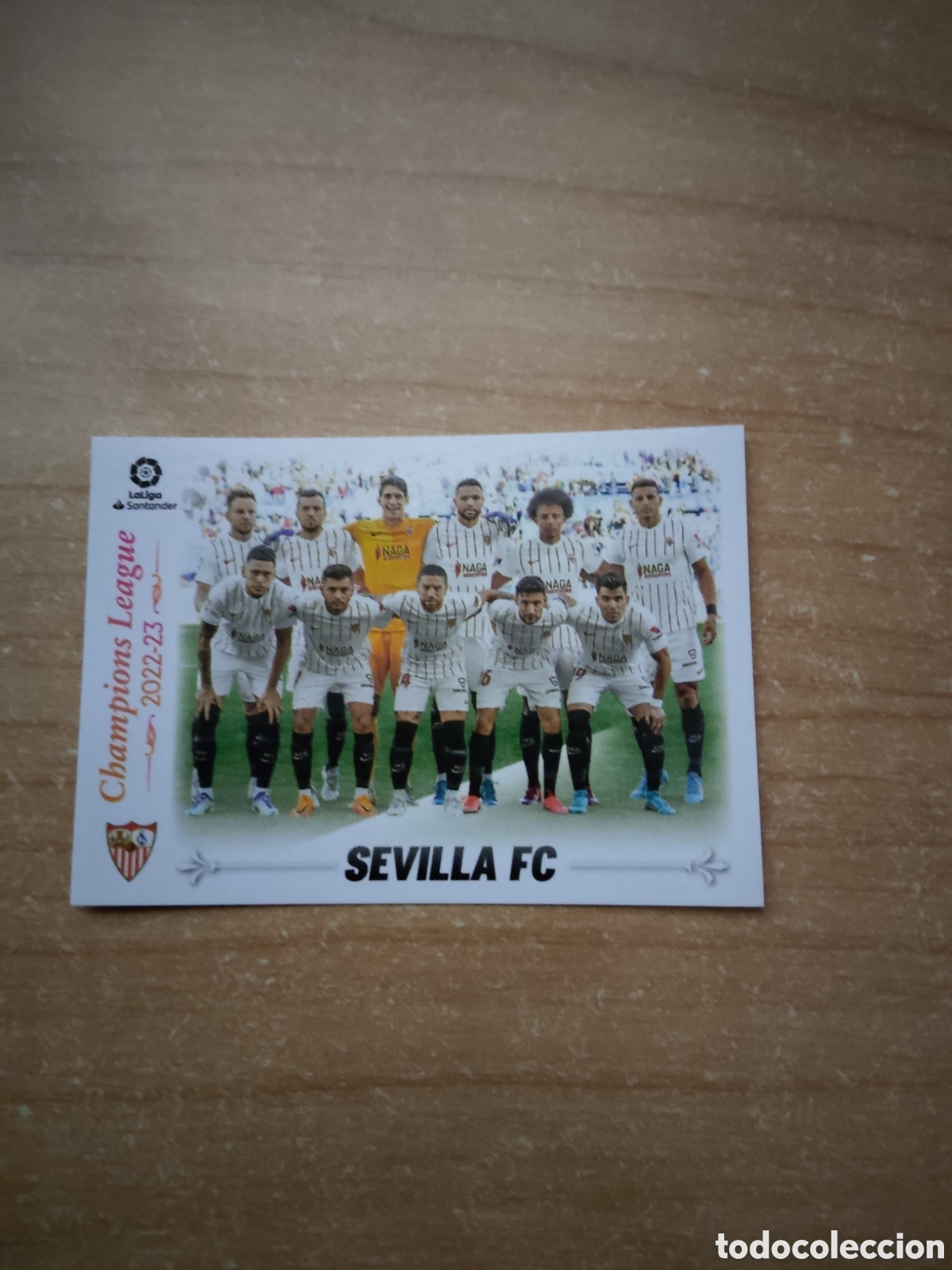 Cromos de f&uacute;tbol: 4 PLANTILLA SEVILLA CUADRO DE HONOR LIGA ESTE 2022 2023