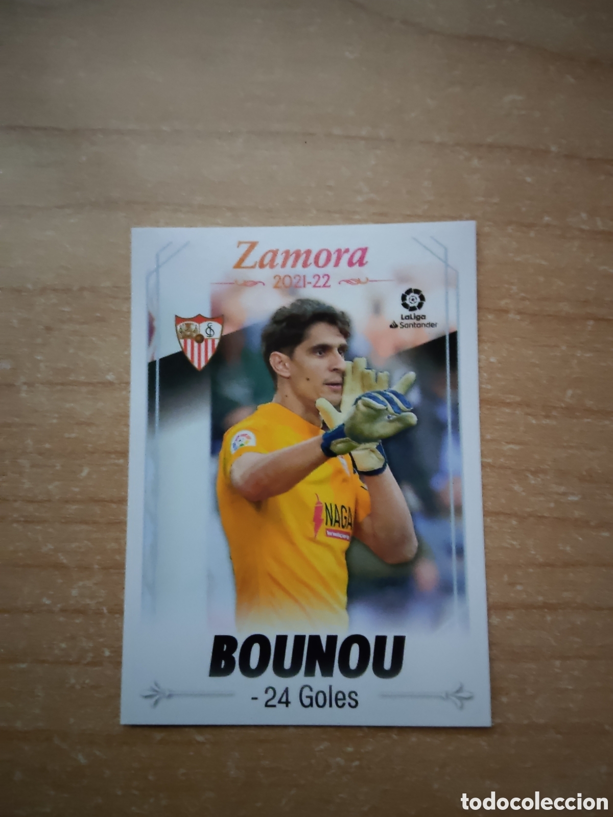 Cromos de f&uacute;tbol: 9 BOUNOU ZAMORA CUADRO DE HONOR SEVILLA LIGA ESTE 2022 2023