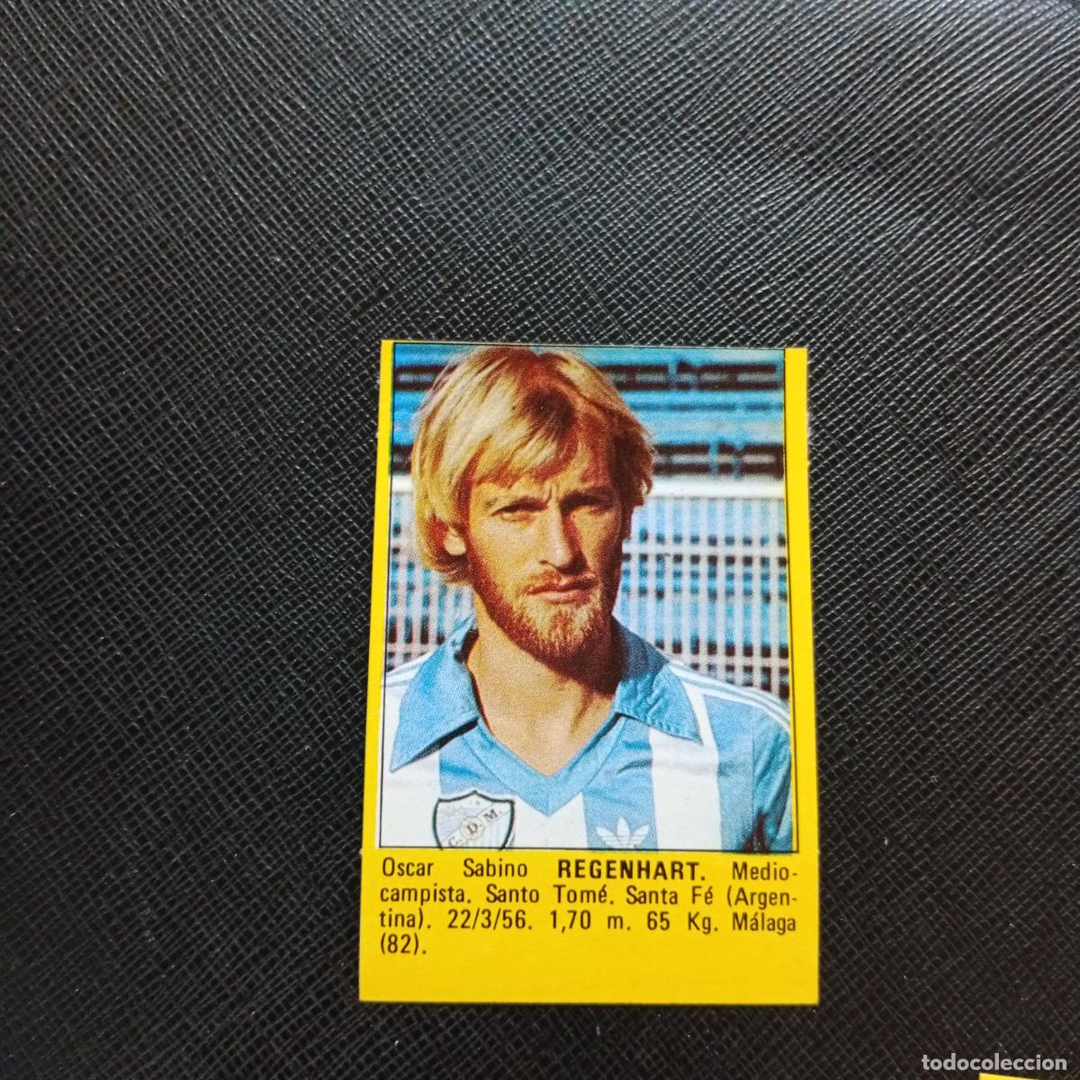 Cromos de f&uacute;tbol: REGENHART MALAGA CROMO SUPER ROLLAN 1984 CROMO FUTBOL LIGA 84 - DESPEGADO - A149 PG10