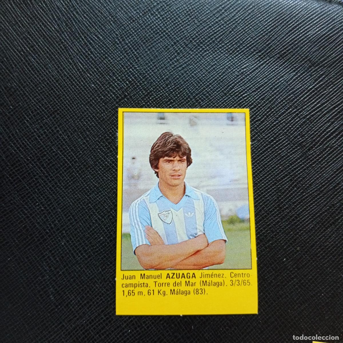 Cromos de f&uacute;tbol: AZUAGA MALAGA CROMO SUPER ROLLAN 1984 CROMO FUTBOL LIGA 84 - DESPEGADO - A149 PG10