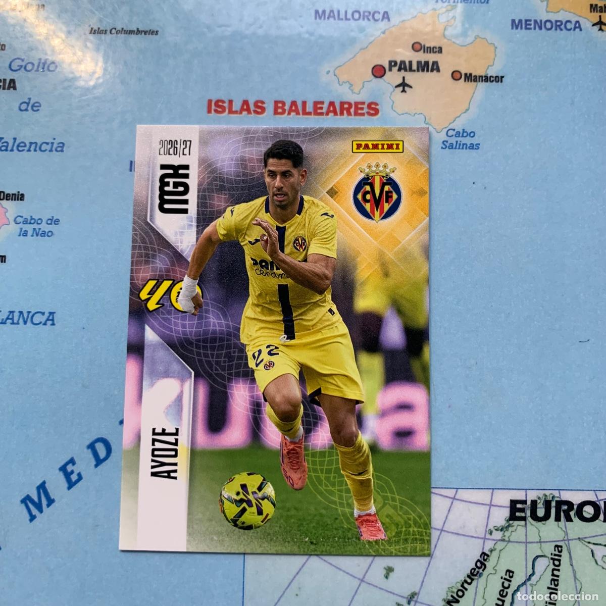 Cromos de f&uacute;tbol: Ayoze n&uacute;mero 377 del Villarreal megacracks 26-27 2026-2027