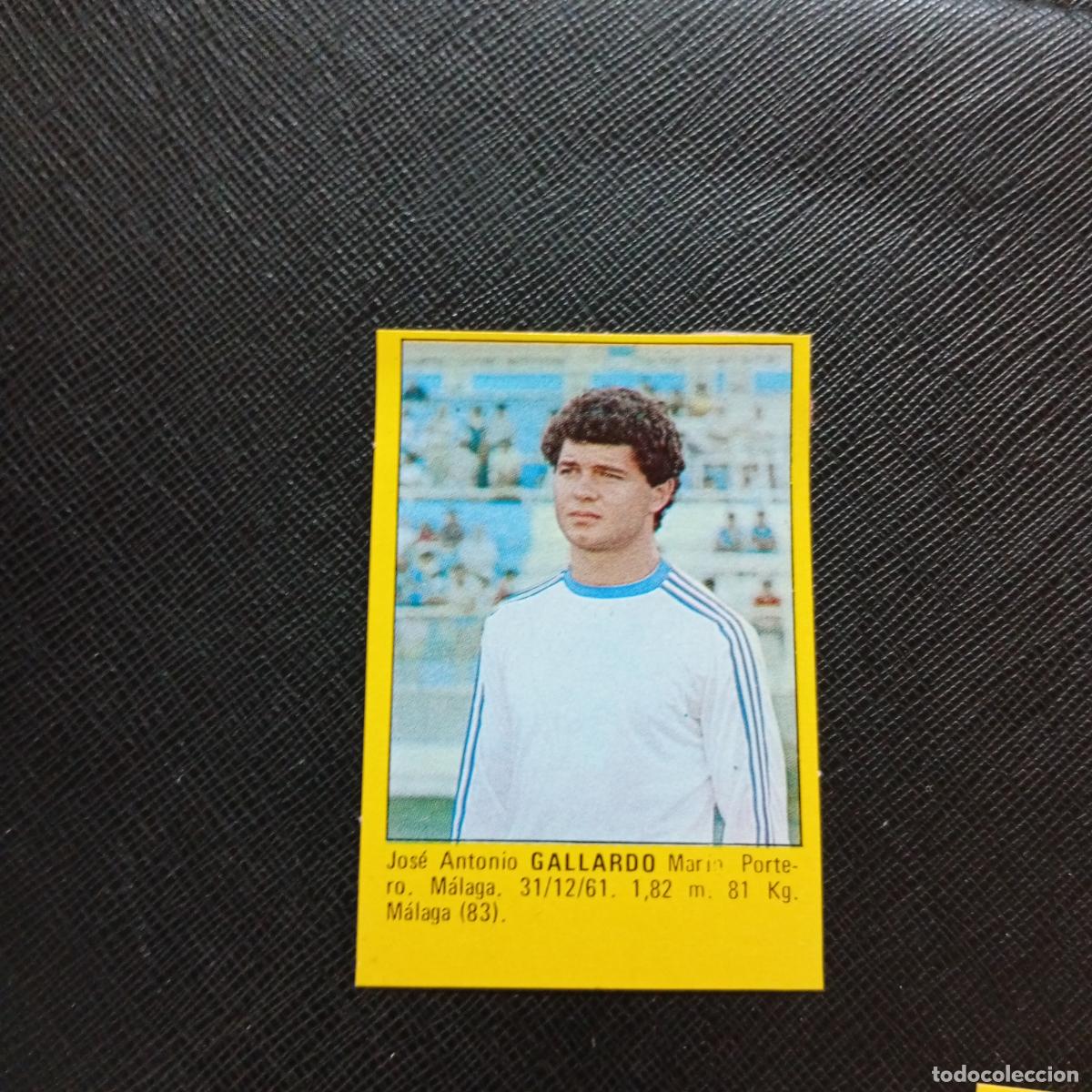 Cromos de f&uacute;tbol: GALLARDO MALAGA CROMO SUPER ROLLAN 1984 CROMO FUTBOL LIGA 84 - DESPEGADO - A149 PG10