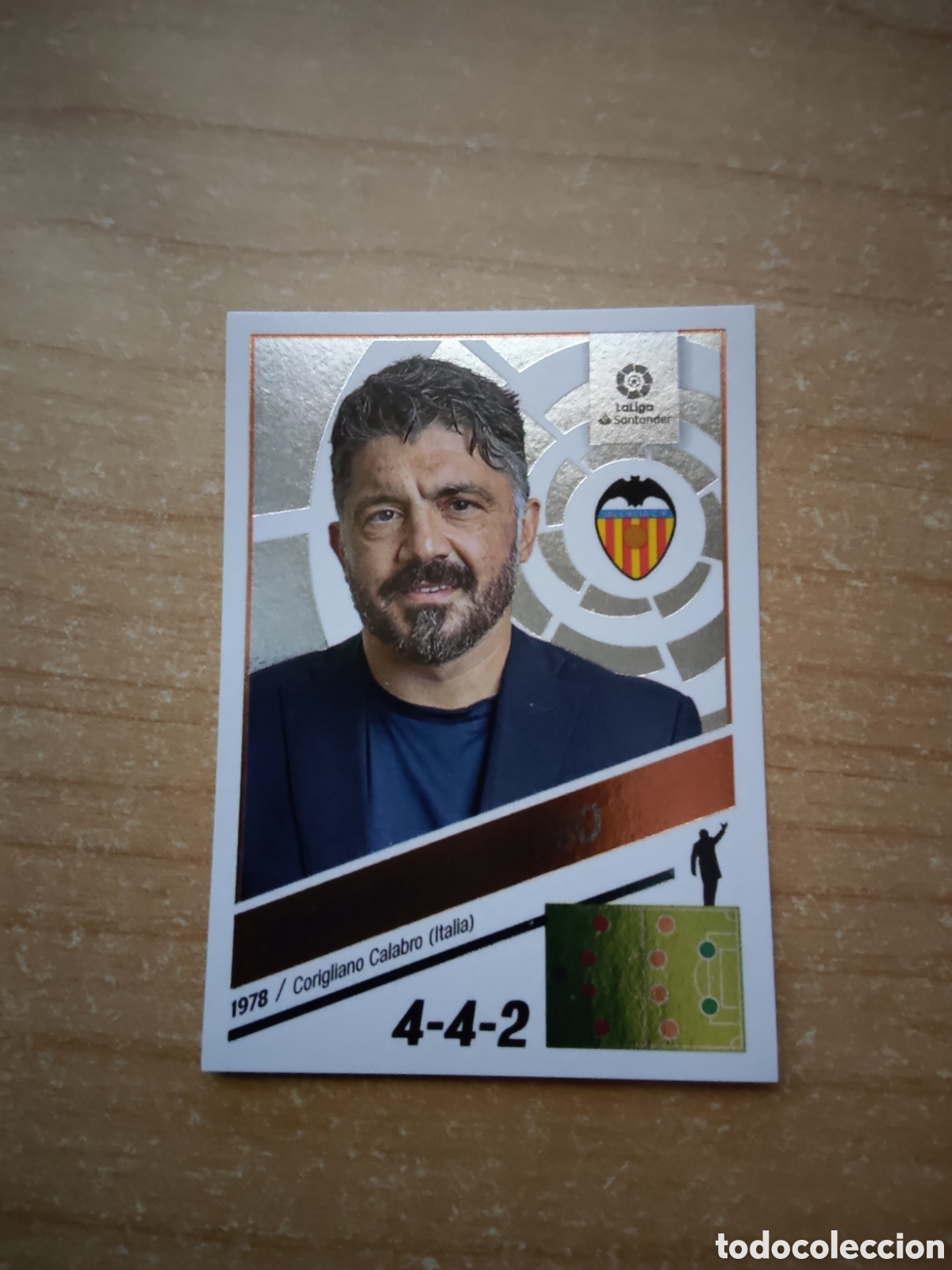 Cromos de f&uacute;tbol: 2 GENNARO GATTUSO VALENCIA LIGA ESTE 2022 2023