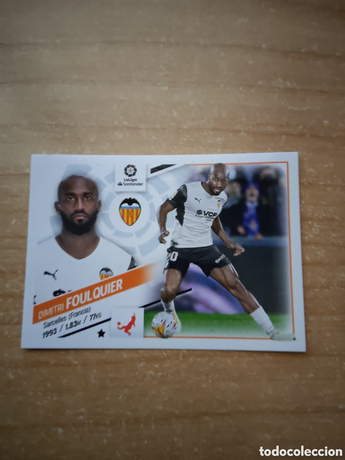 Fu&szlig;ball-Sticker: 5 FOULQUIER VALENCIA LIGA ESTE 2022 2023
