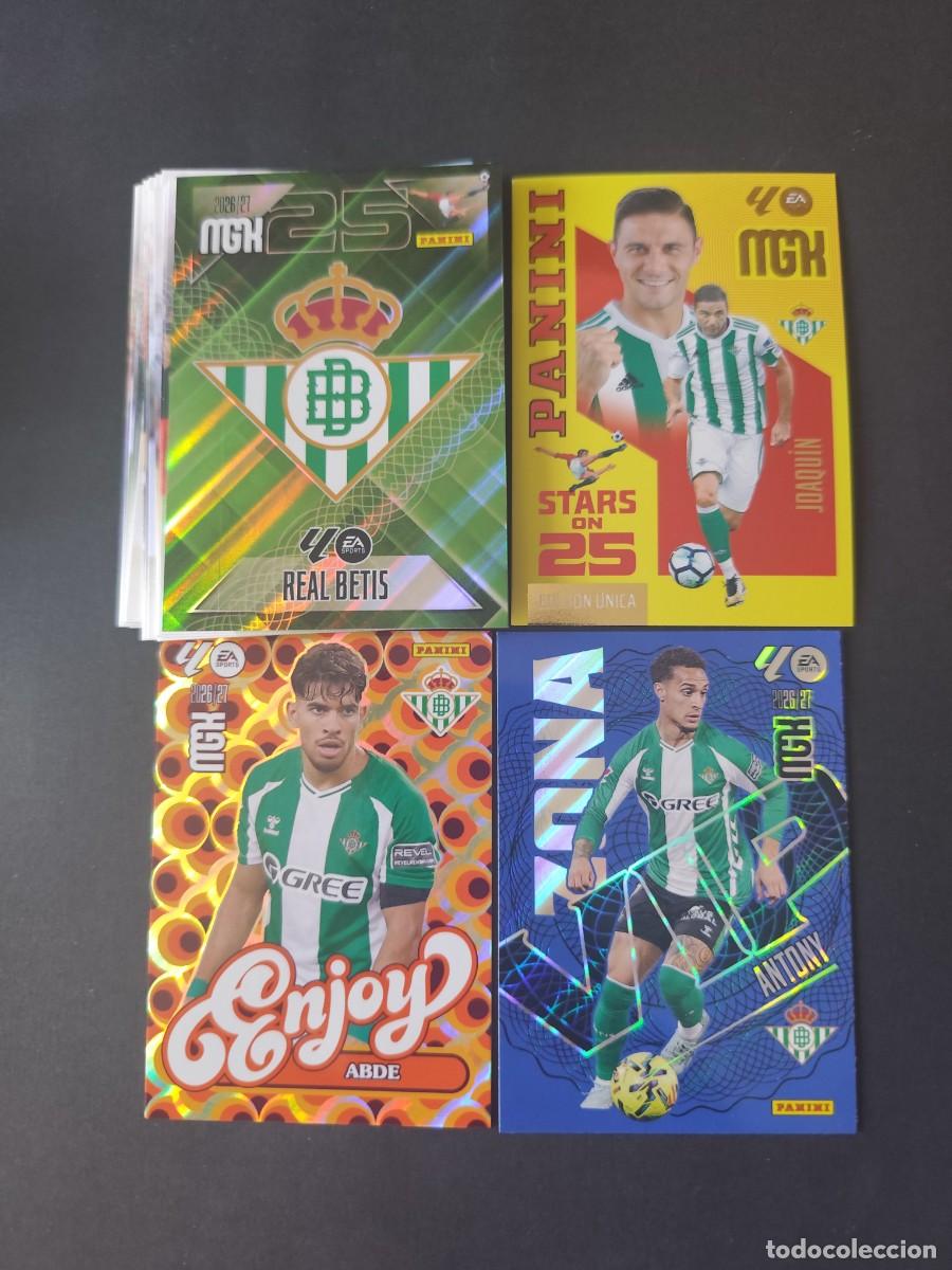 Cromos de f&uacute;tbol: LOTE BETIS 1&ordf; EDICI&Oacute;N MEGACRACKS 2026/2027 26/27