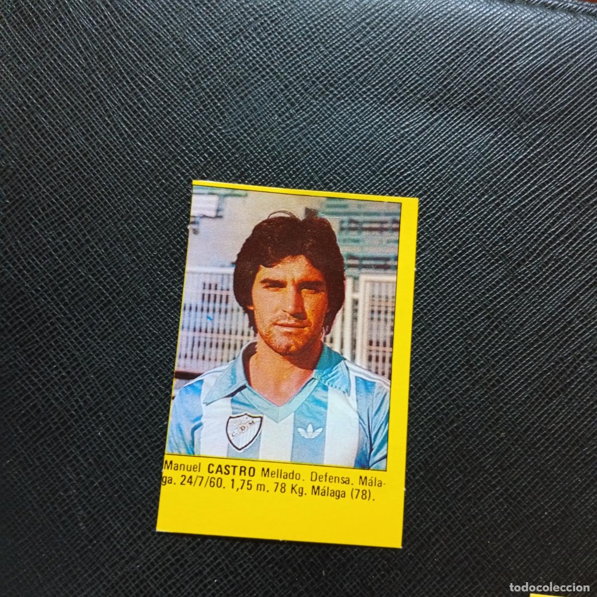 Fu&szlig;ball-Sticker: CASTRO MALAGA CROMO SUPER ROLLAN 1984 CROMO FUTBOL LIGA 84 - DESPEGADO - A149 PG10
