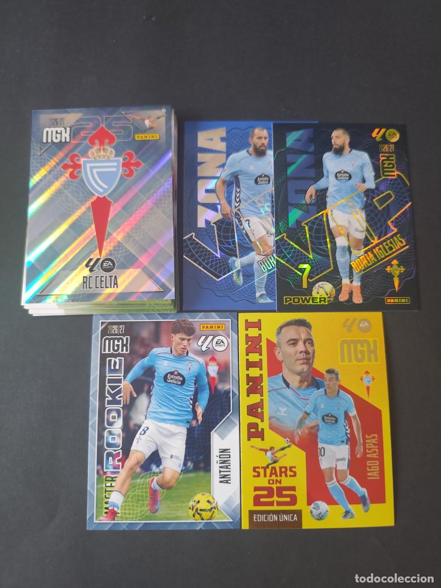 Cromos de f&uacute;tbol: LOTE CELTA VIGO COMPLETO 1&ordf; EDICI&Oacute;N MEGACRACKS 2026/2027 26/27 CON PARALELAS